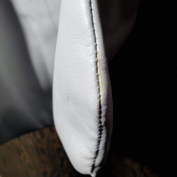 Common Projects Leather Helmet Bag Unisex Grey Crossbody Strap Fabric Lined RARE - Picture 9 of 15